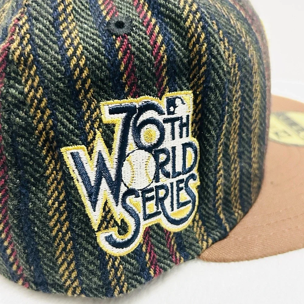 New Era Pittsburgh Pirates Herringbone 59FIFTY Fitted Hat Cap 7 1/8‎ Brown MLB